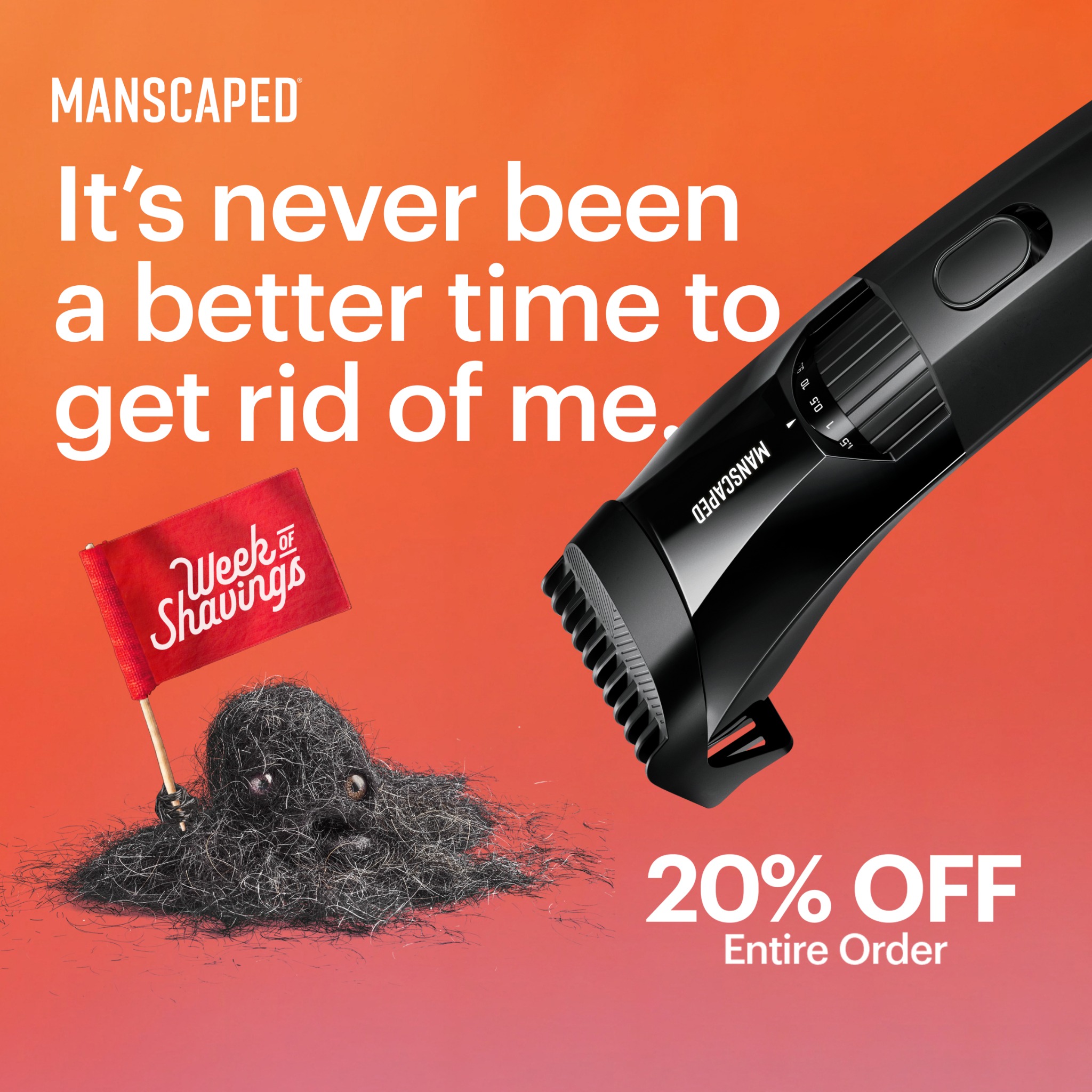 MANSCAPED Facebook ad