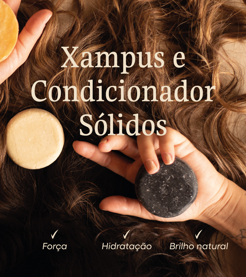 Baobá Saboaria Natural Facebook ad: Seu cabelo também merece o que é essencial.