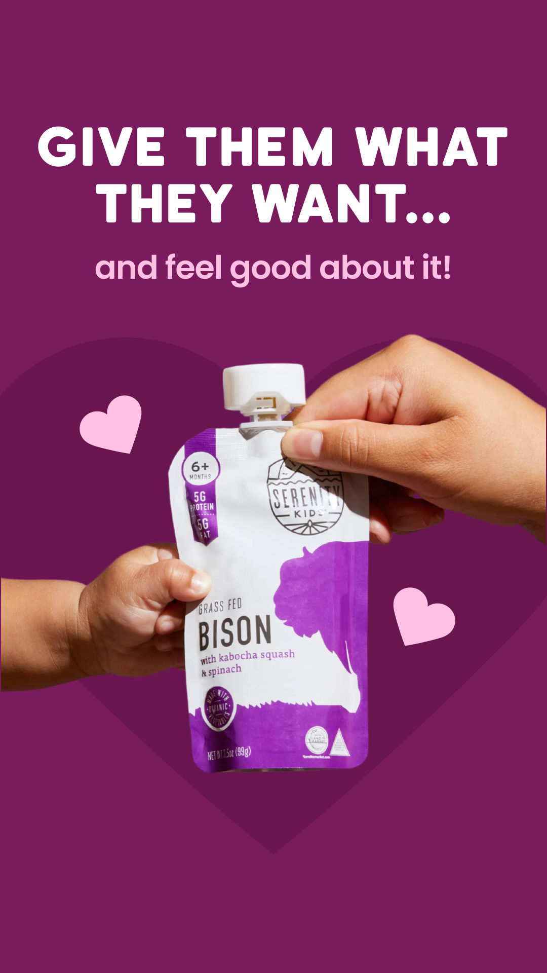 Serenity Kids Baby Food Facebook ad