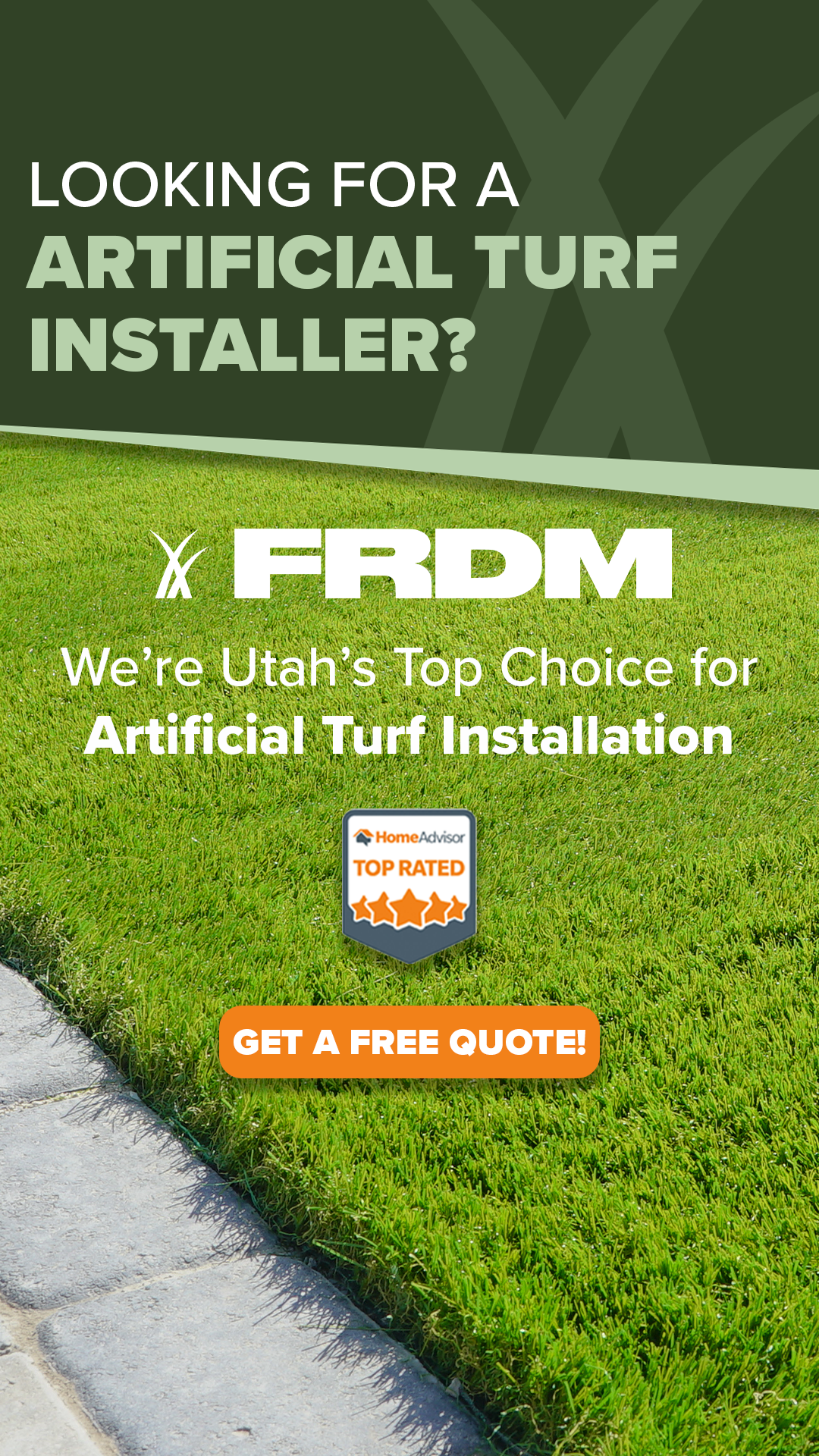 FRDM Turf Facebook ad