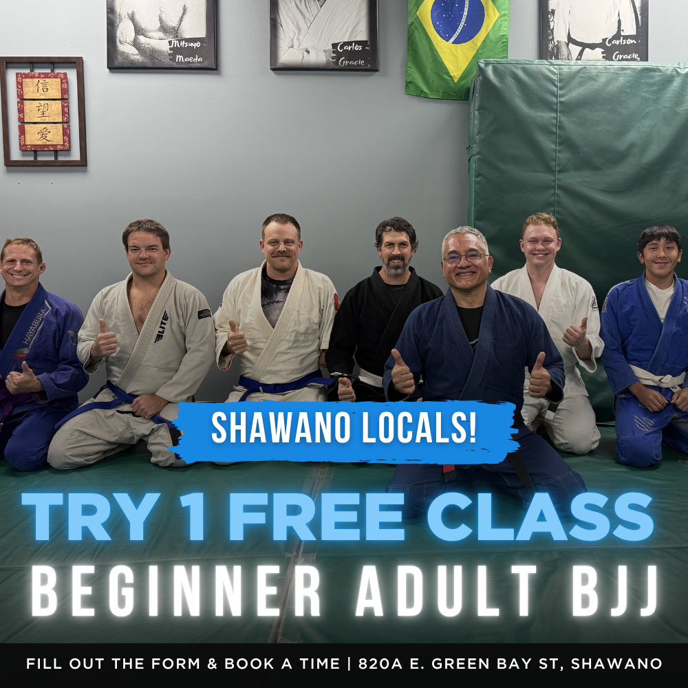 Jiu Jitsu of Shawano Facebook ad from May 15, 2026
