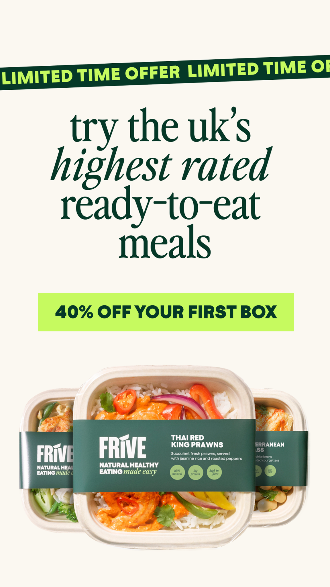 Frive Facebook ad
