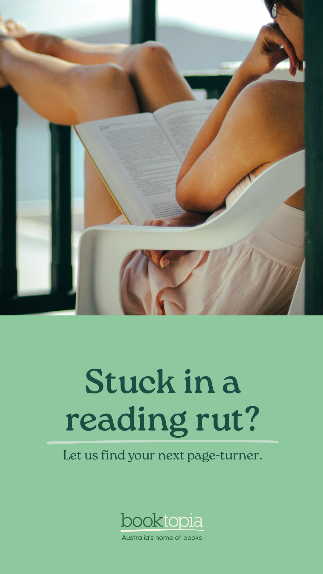 Booktopia Facebook ad