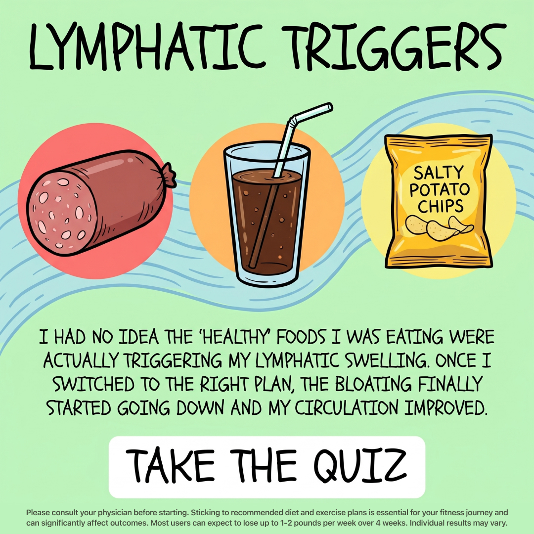 Lymphatic diet plan Facebook ad