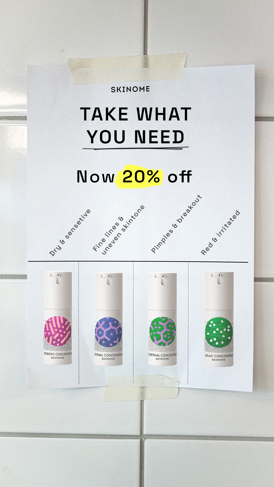 Skinome Facebook ad