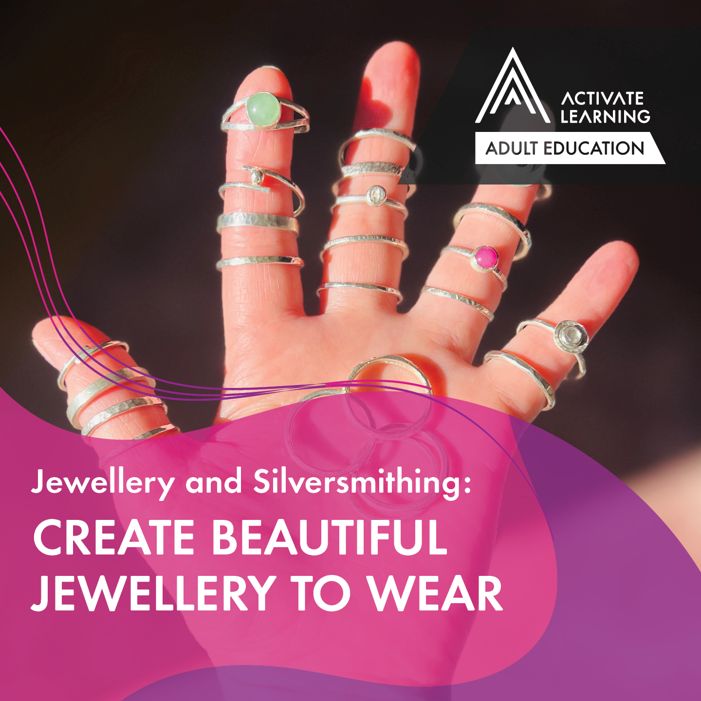 City of Oxford College Facebook ad: Create Your Own Jewellery