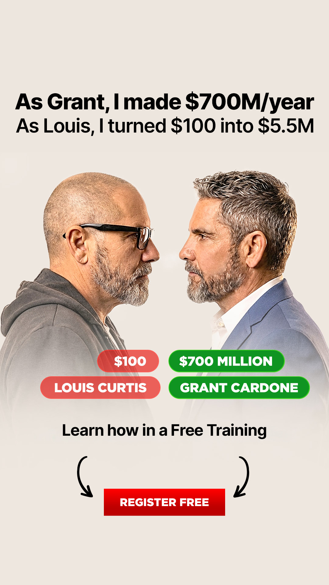 Grant Cardone Facebook ad