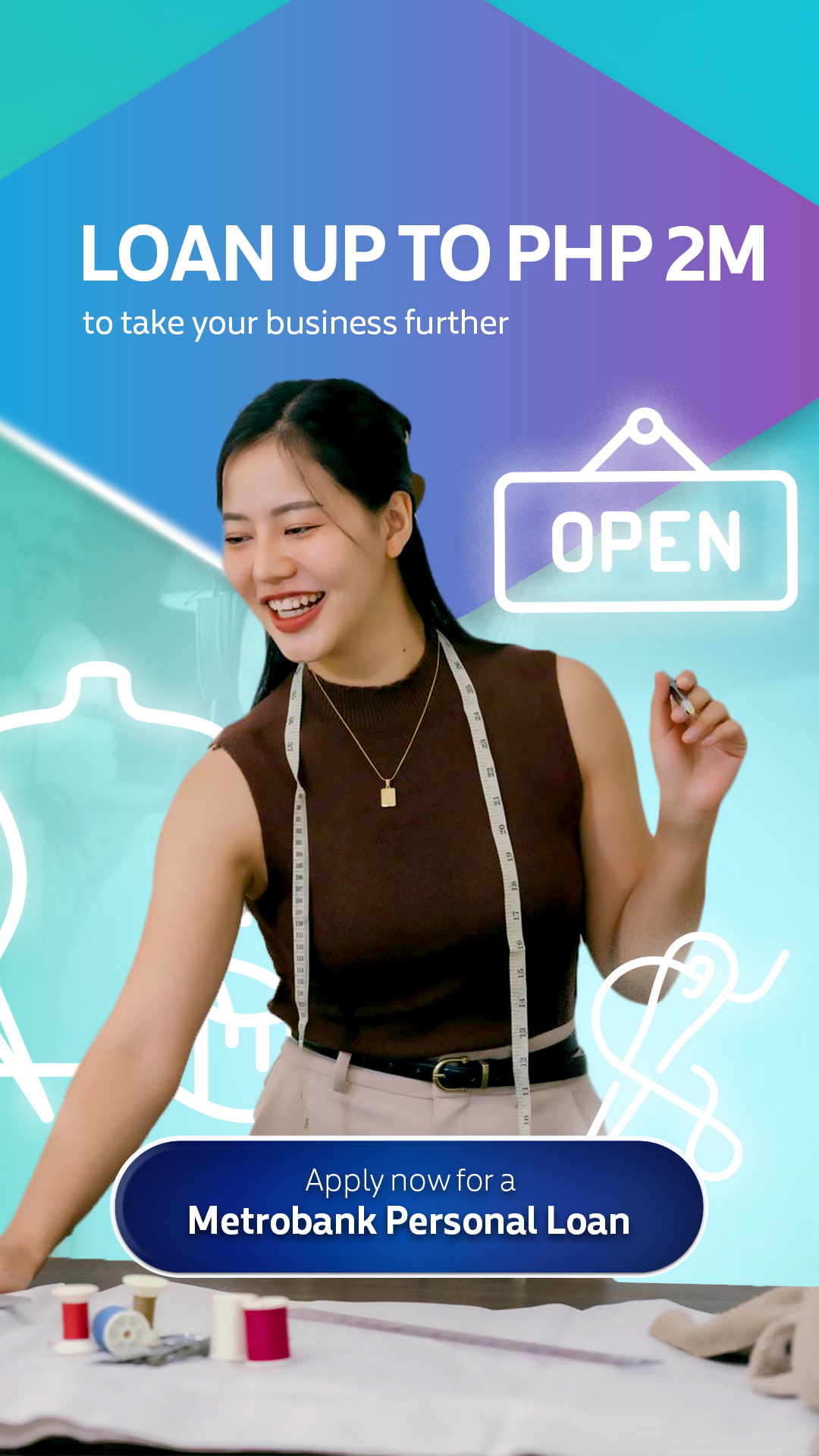 Metrobank Card Facebook ad