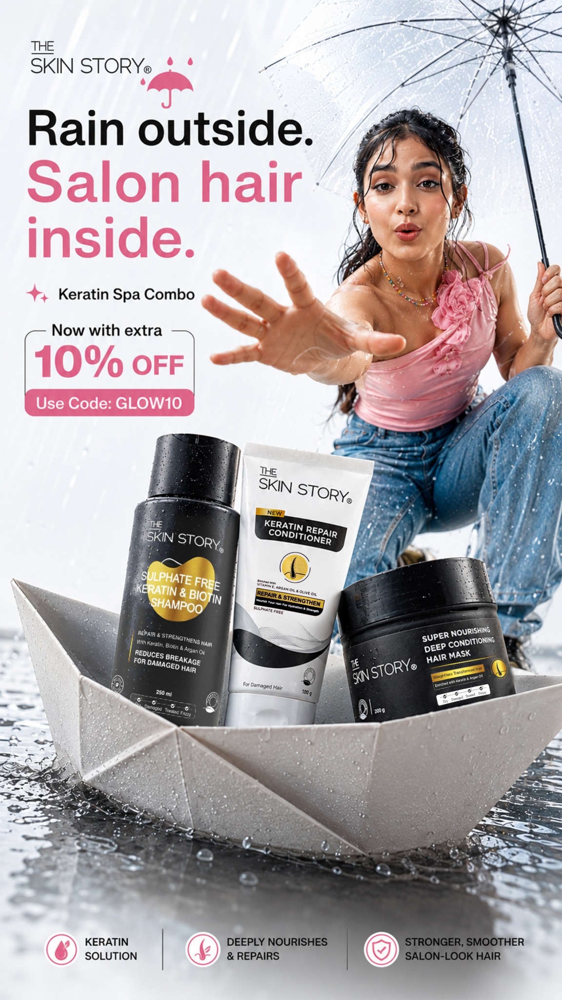 The Skin Story Facebook ad from Jul 16, 2026