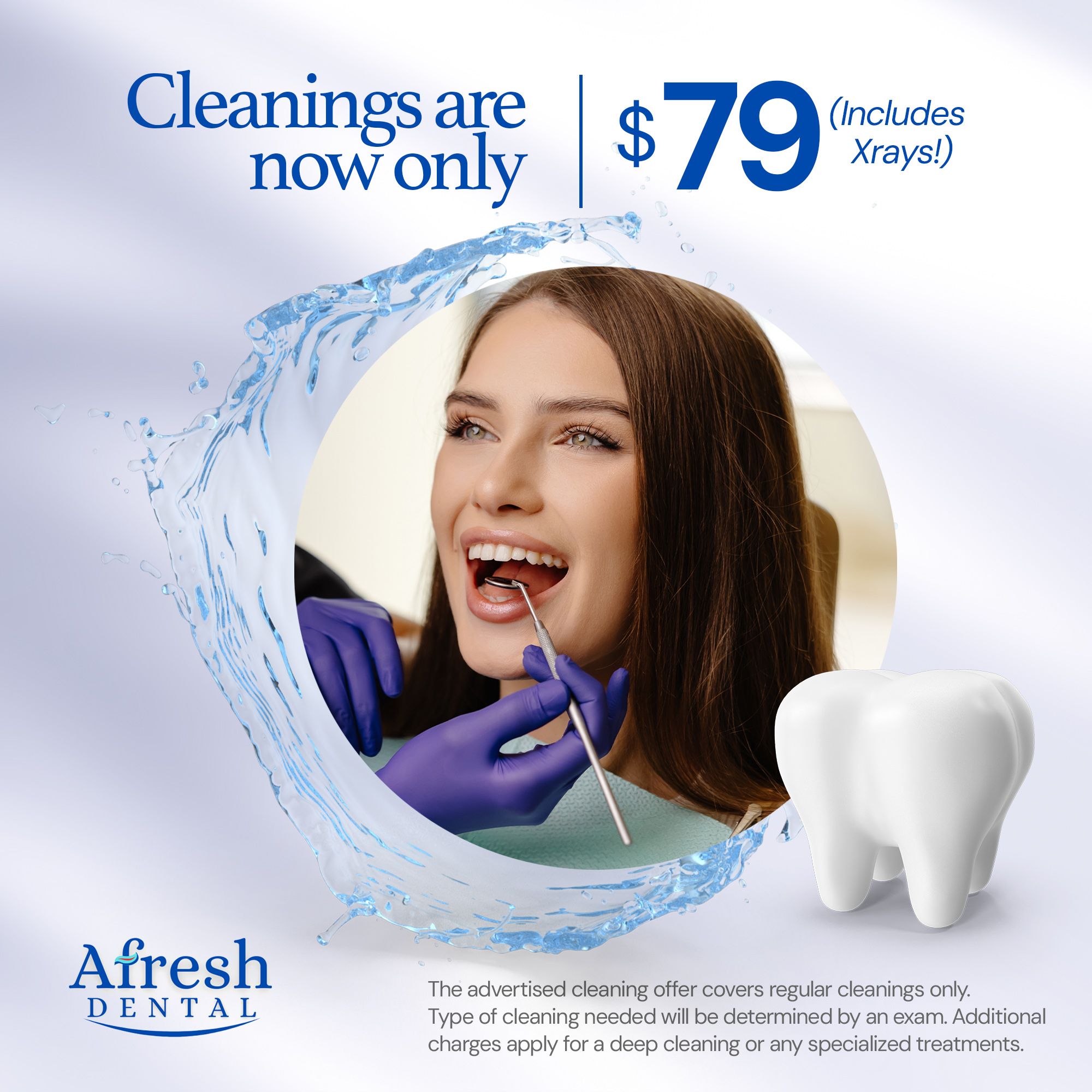 Afresh Dental Facebook ad