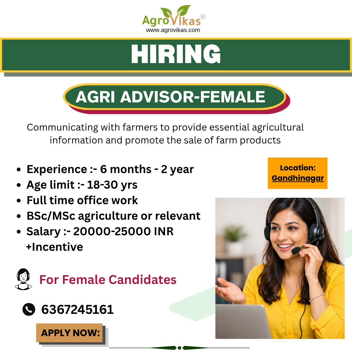 Agrovikas Agritech Private limited Facebook ad from Jun 20, 2026