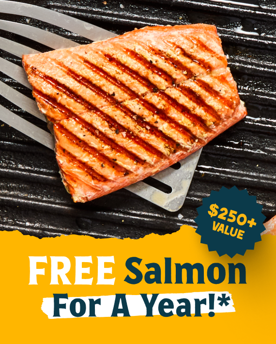 Wild Alaskan Company Facebook ad: Get Free Alaskan Salmon