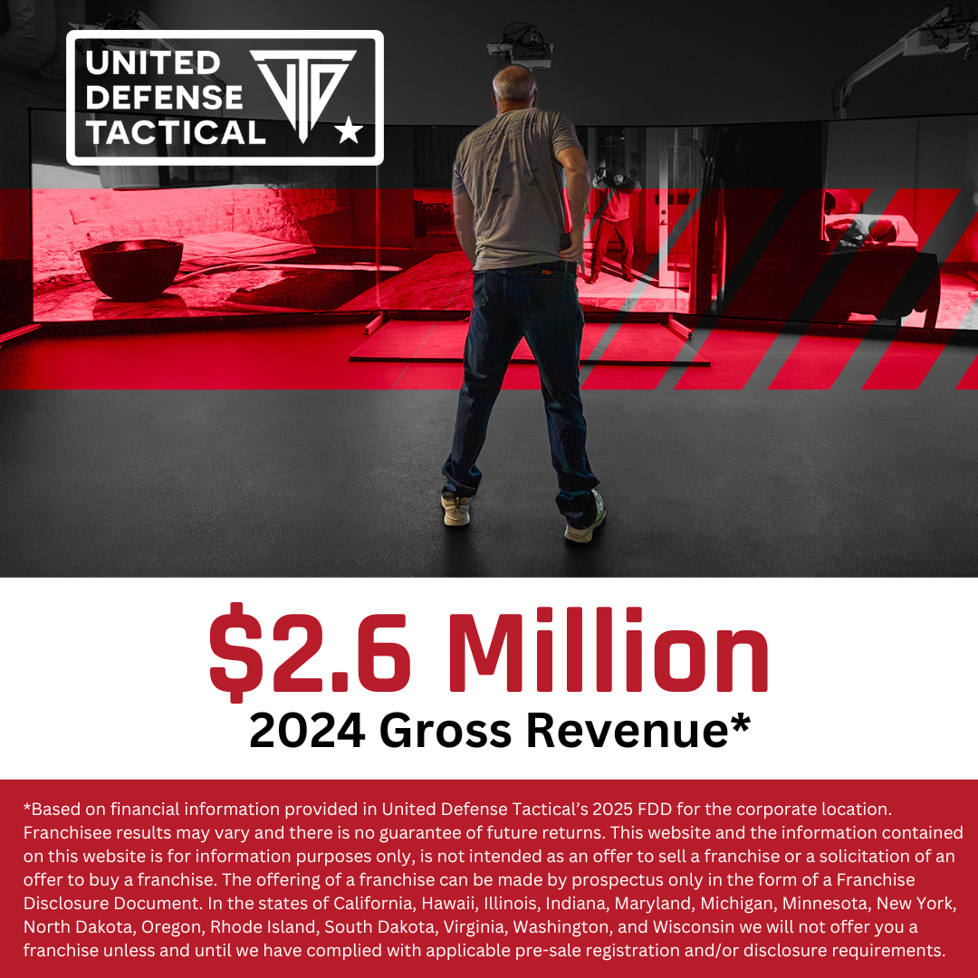 Franchise with United Defense Tactical Facebook ad: Check Territory Availability