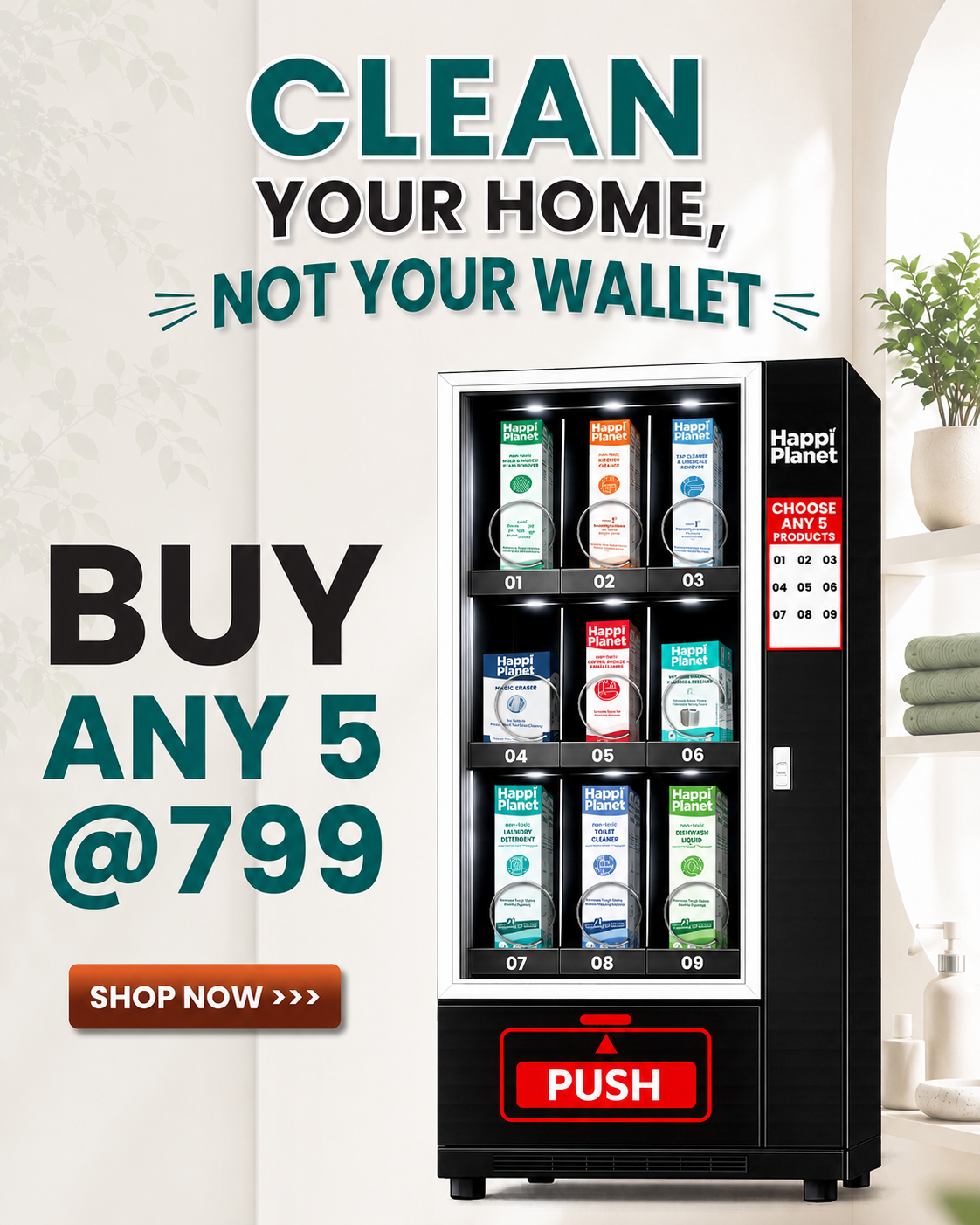 Happi Planet Eco Products Facebook ad