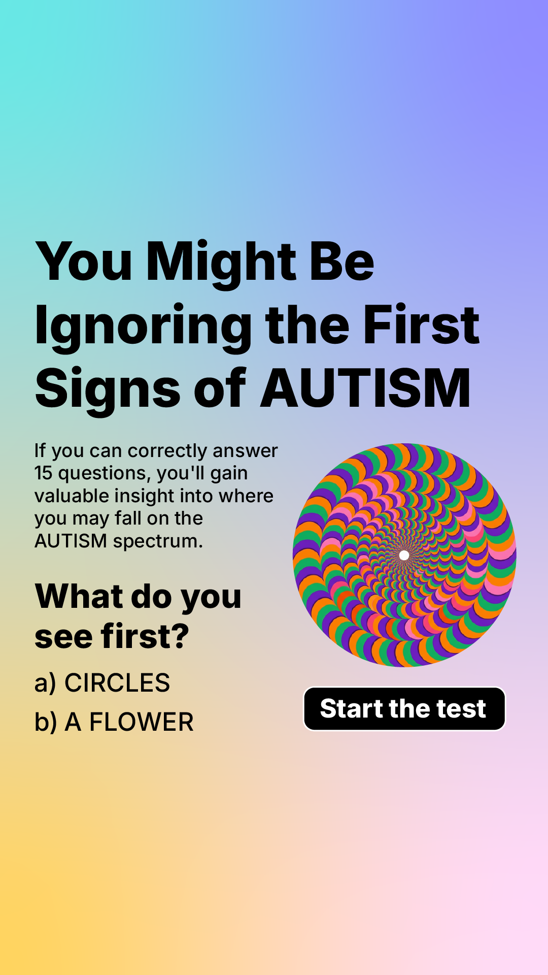 Brain Health Check Facebook ad