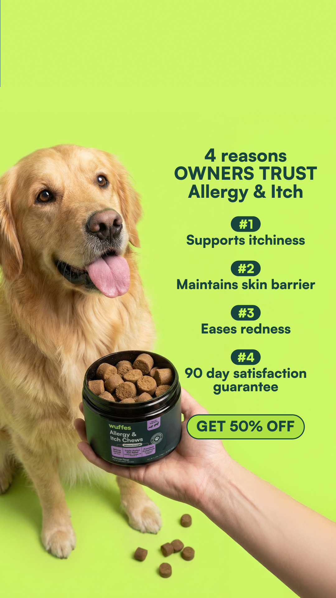 Wuffes Facebook ad
