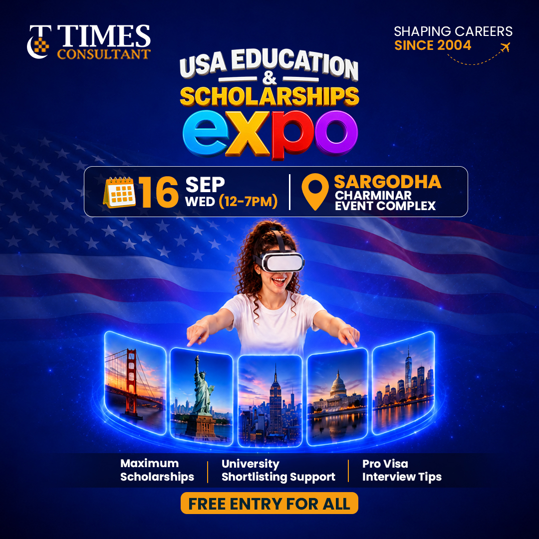 TIMES CONSULTANT Facebook ad: ONE DAY. 40+ COUNTRIES.
