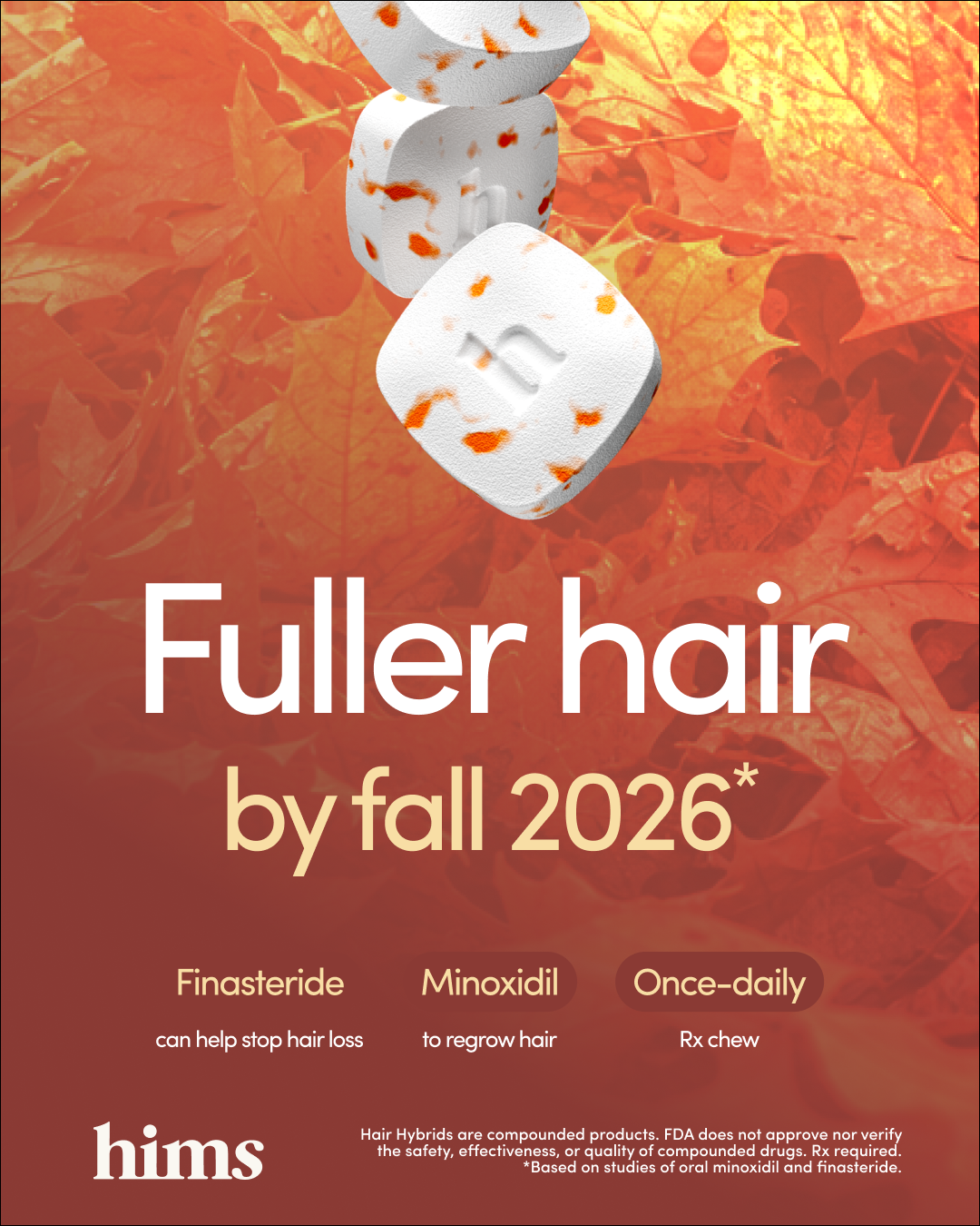 hims Facebook ad: Start My Hair Quiz