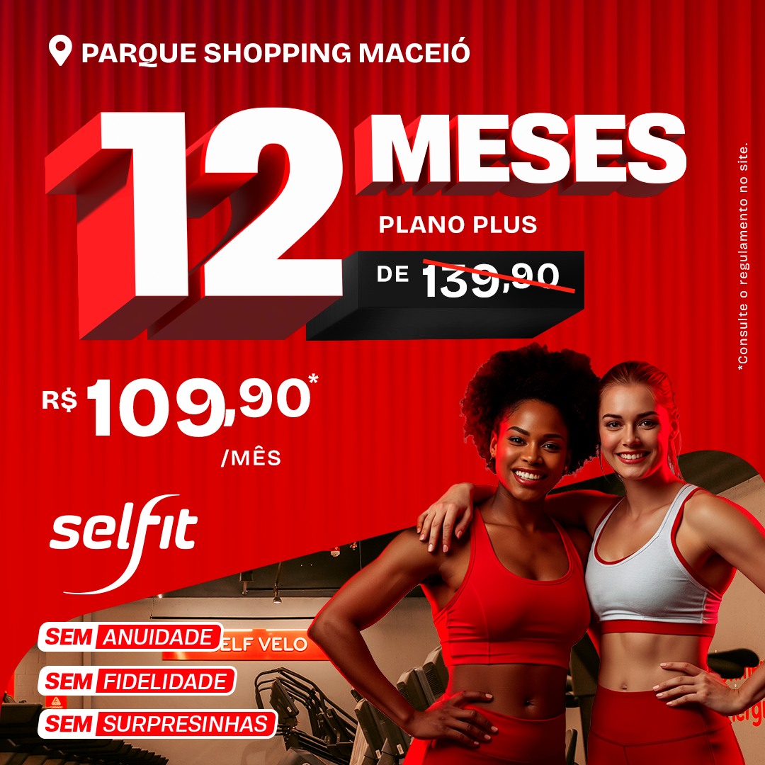 Selfit Academias Facebook ad: Estrutura completa, equipamentos de última geração…