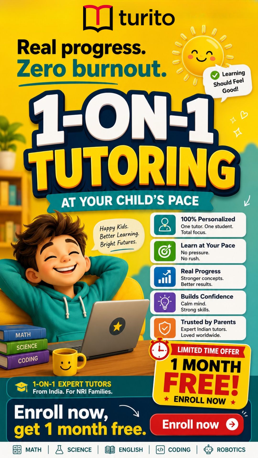 Turito UK Facebook ad
