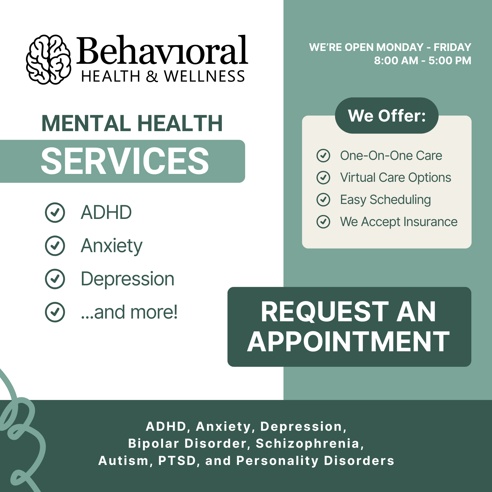 Behavioral Health and Wellness Facebook ad from Feb 22, 2026