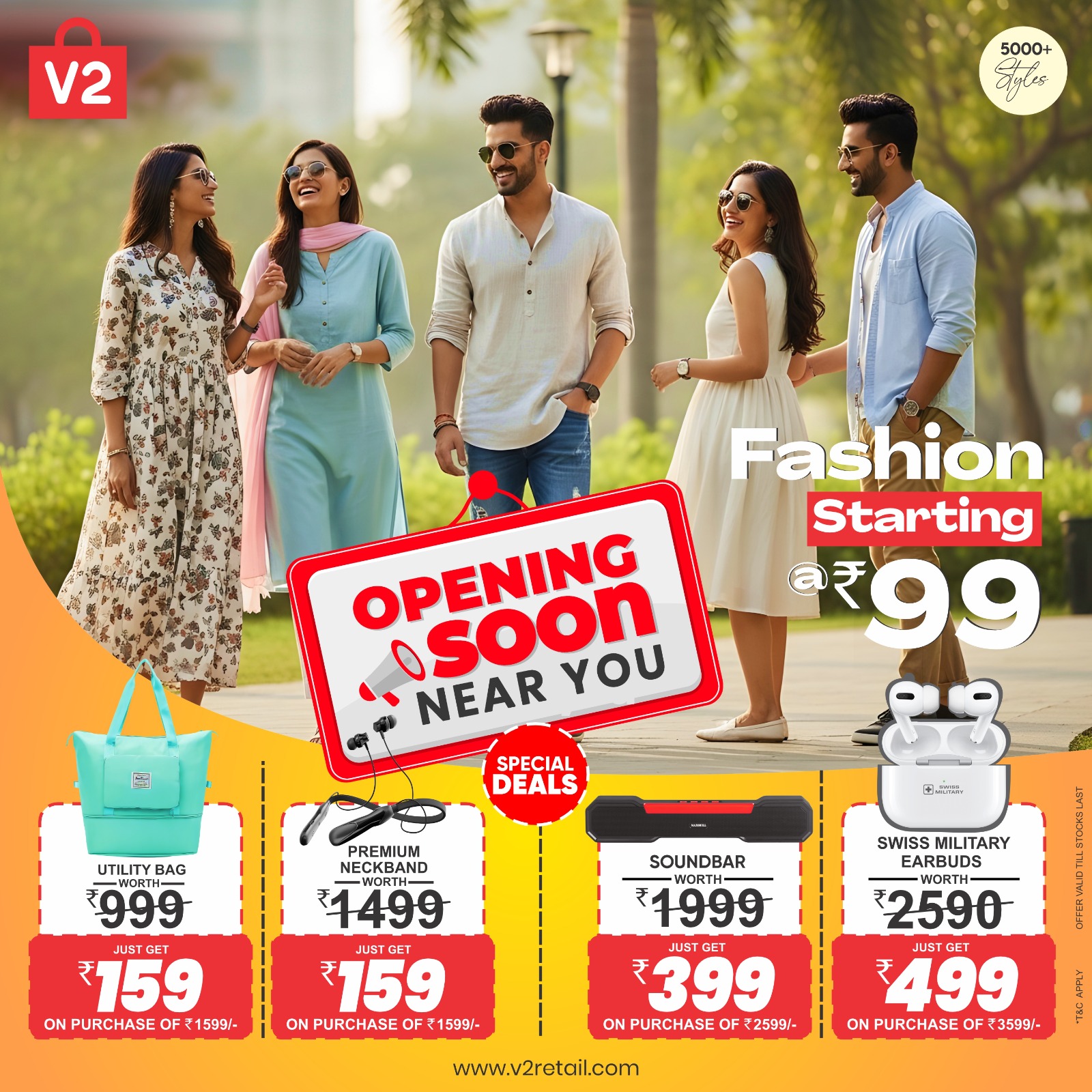 V2Kart.com Facebook ad: V2Retail Ltd.