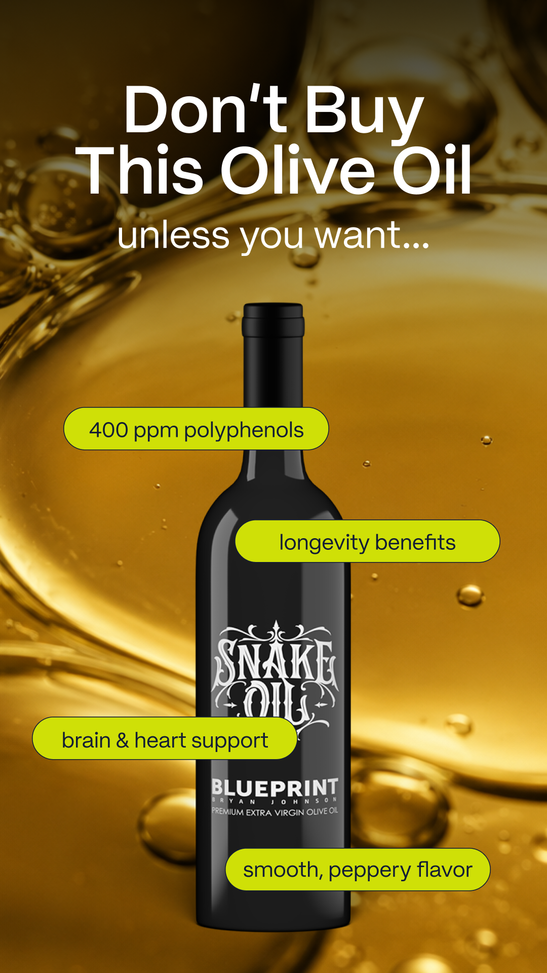 Blueprint Longevity Facebook ad