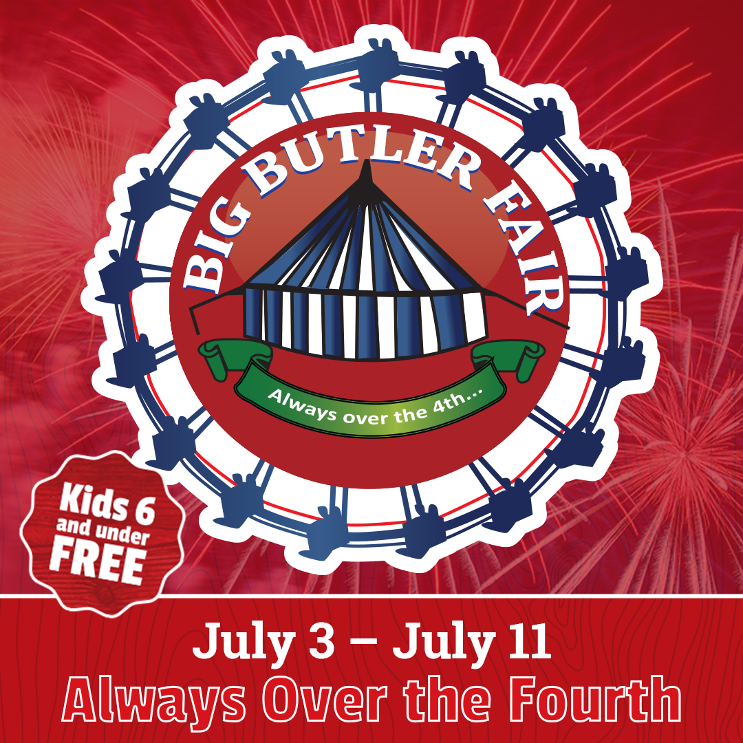 Big Butler Fair Facebook ad: The Big Butler Fair is back July 3rd…