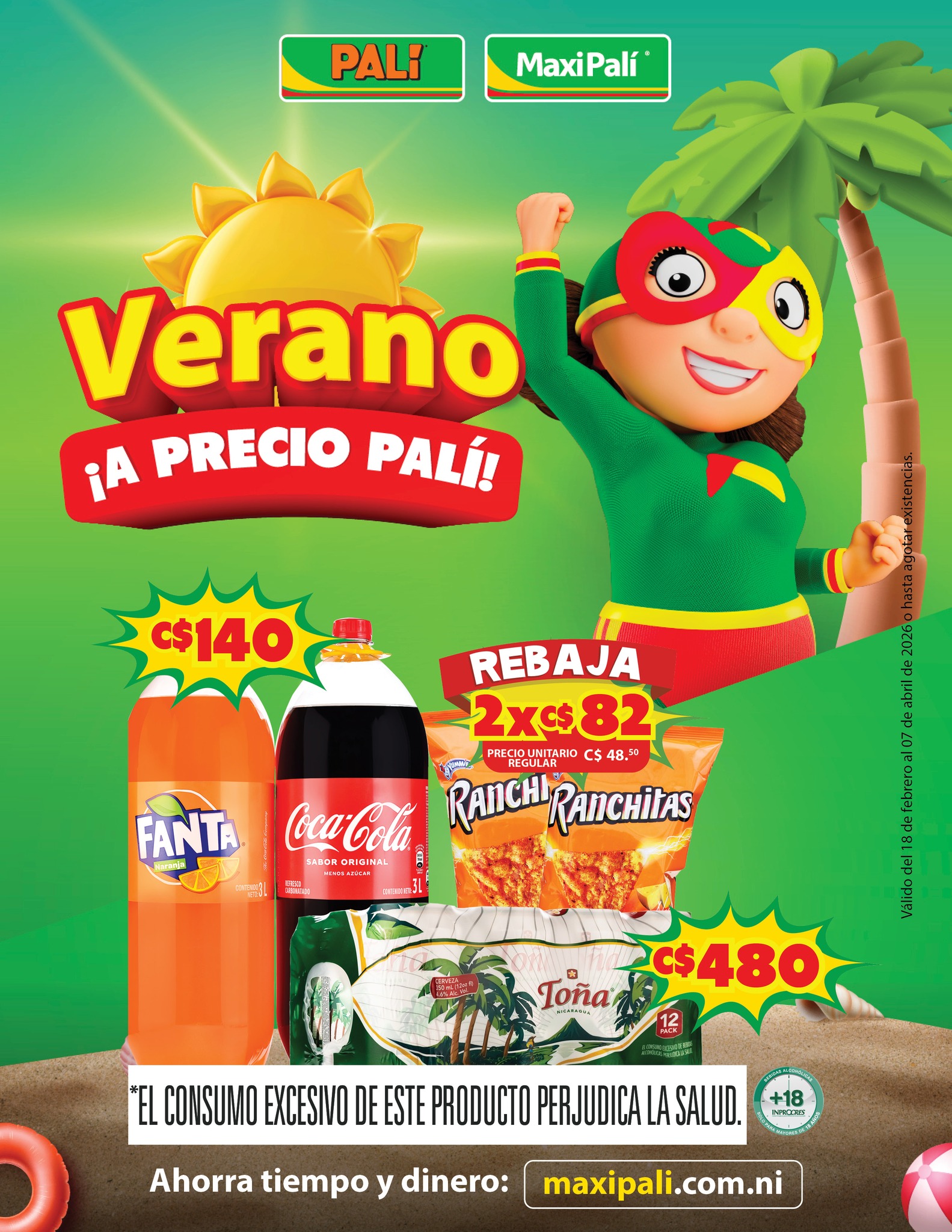 Pali y  Maxi Palí Nicaragua Facebook ad