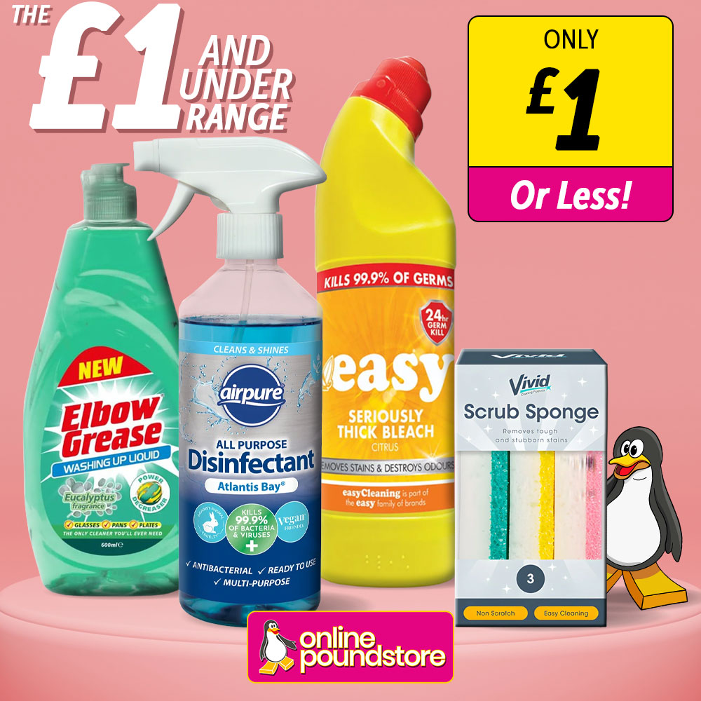 Online Pound Store Facebook ad: Big value, small prices!