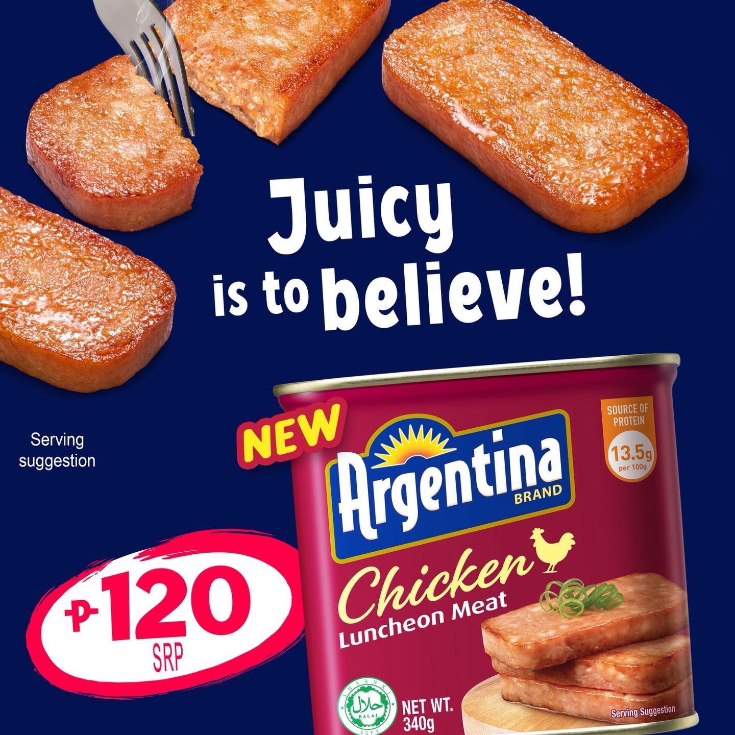 Argentina Meats Facebook ad: Juicy chika lang: may bago.