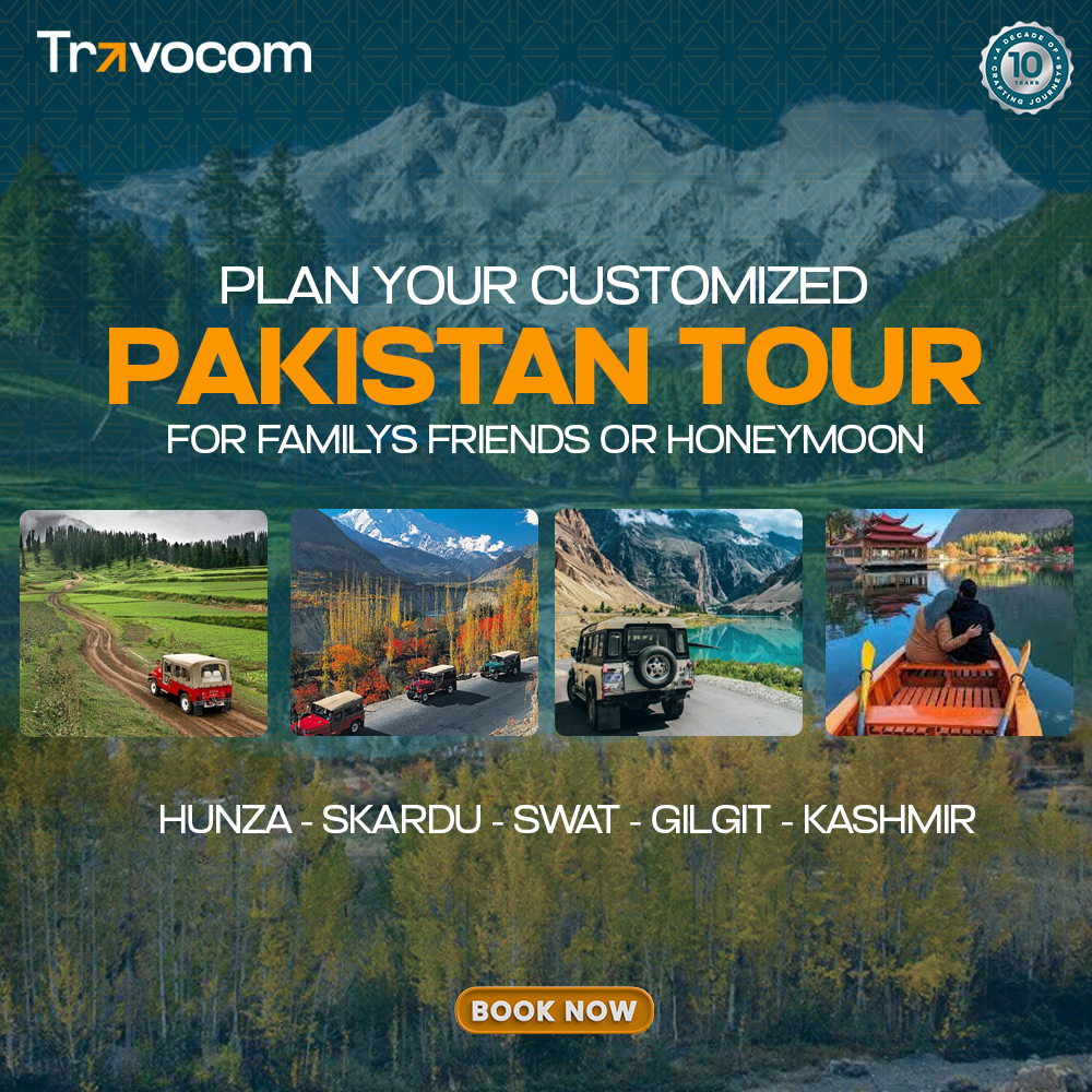 Travocom - the travel company Facebook ad: Best Pakistan Tour Packages 2026