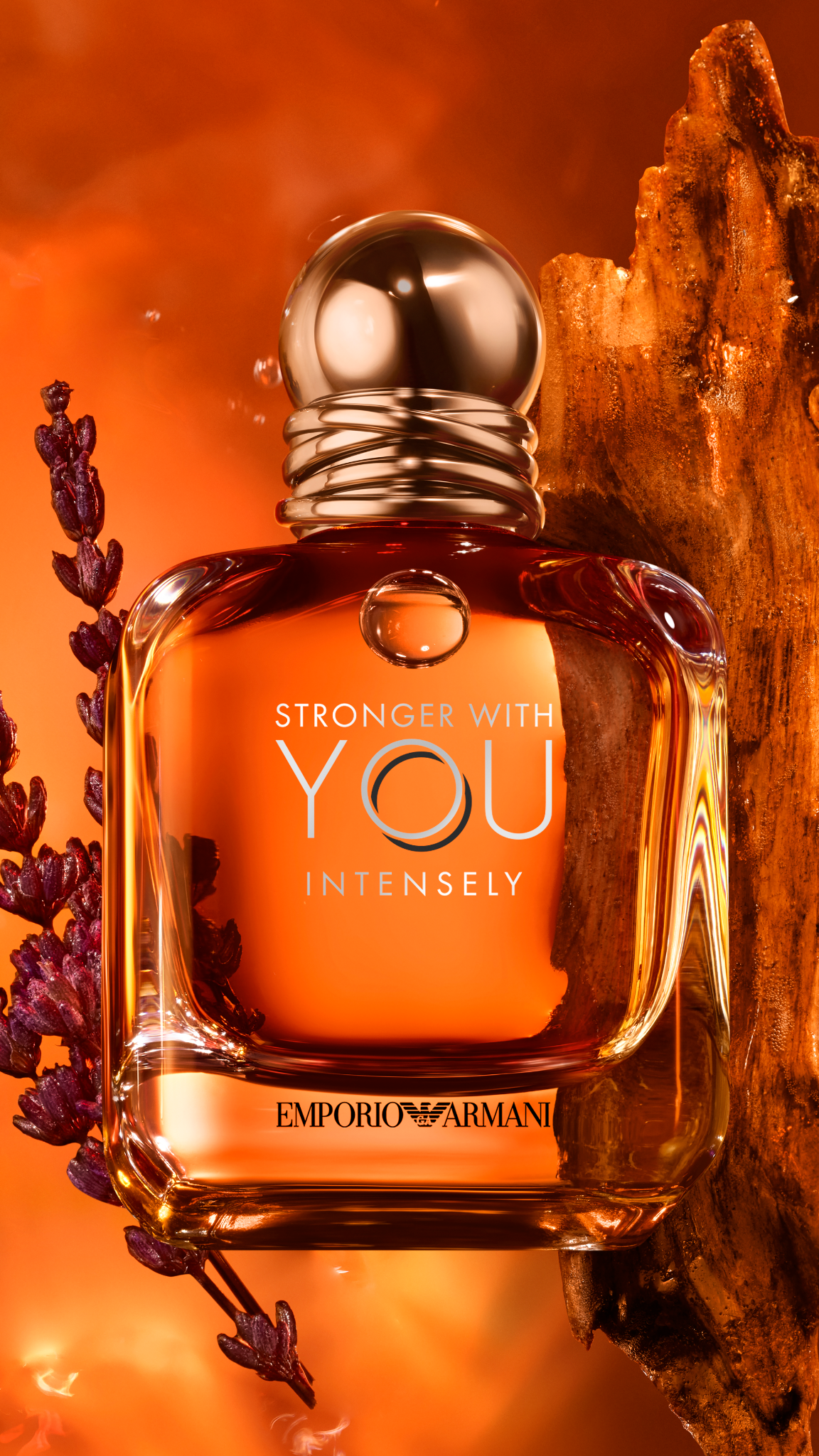 Armani beauty Facebook ad: The powerduo. Miehelle ja naiselle.
