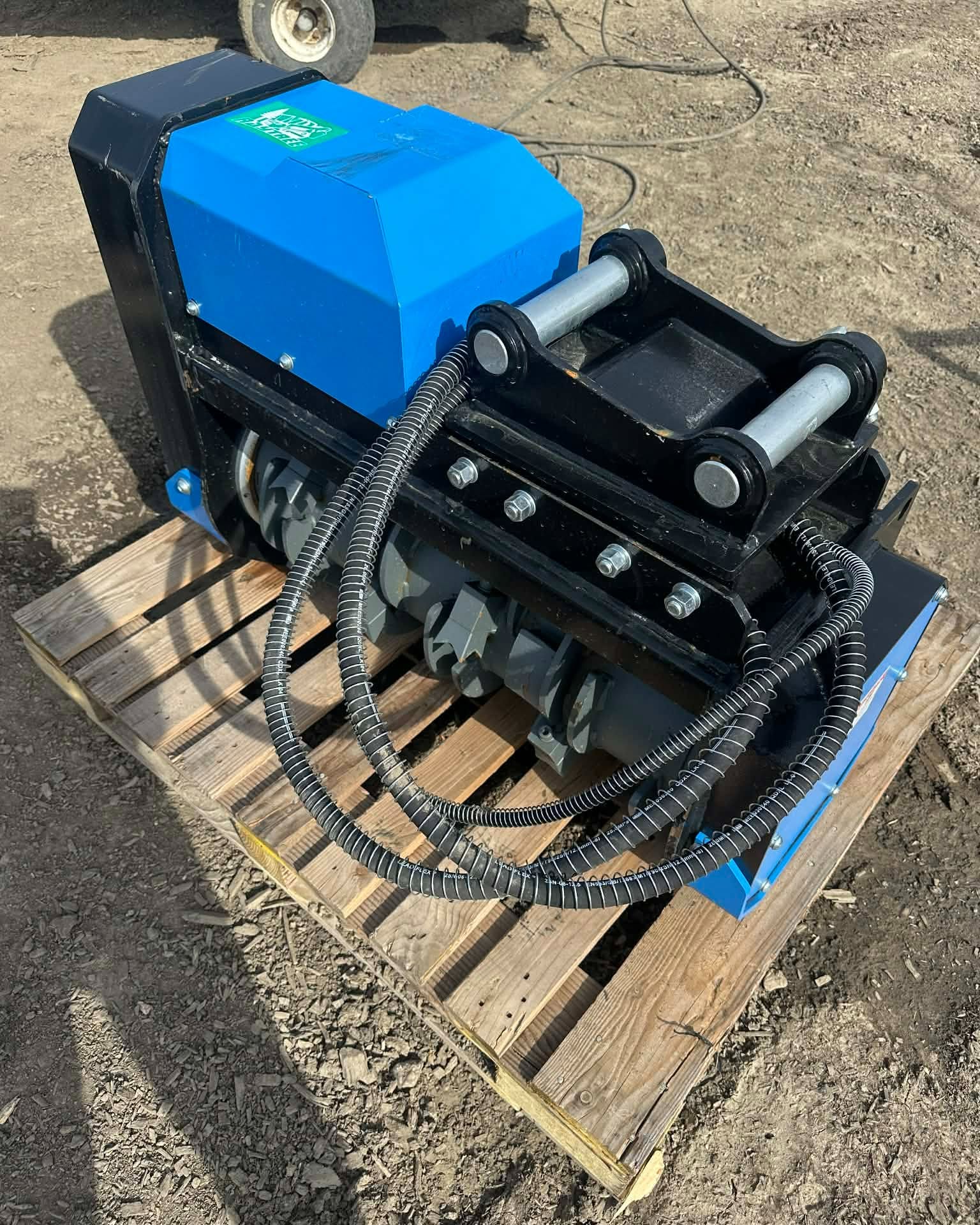 Dan LaCombe Facebook ad: New Raytree Excavator Drum Mulcher