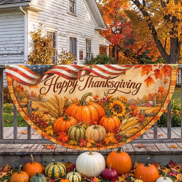 Unique Flags Facebook ad: Make your porch feel ready for Thanksgiving!