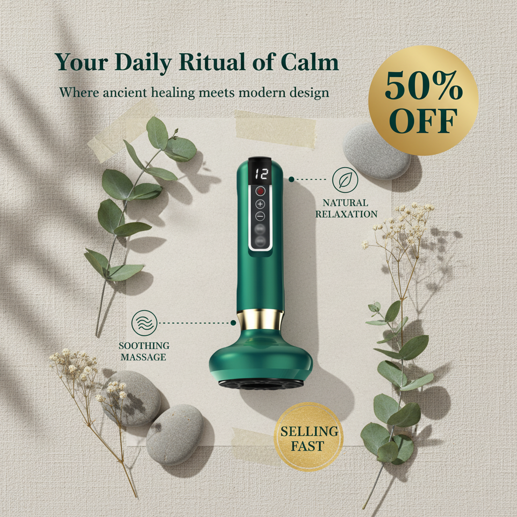 Kikishop Facebook ad: Electric Scraping Massage Device