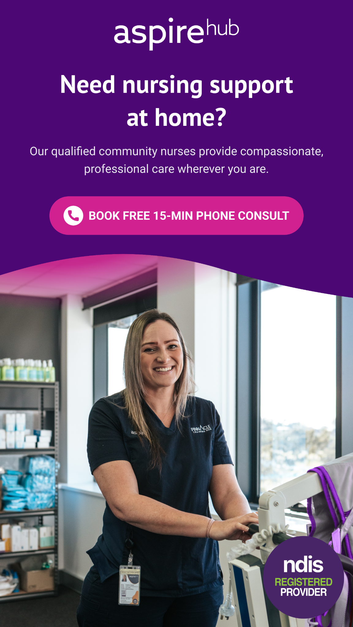 Aspire Hub Facebook ad from Nov 11, 2025