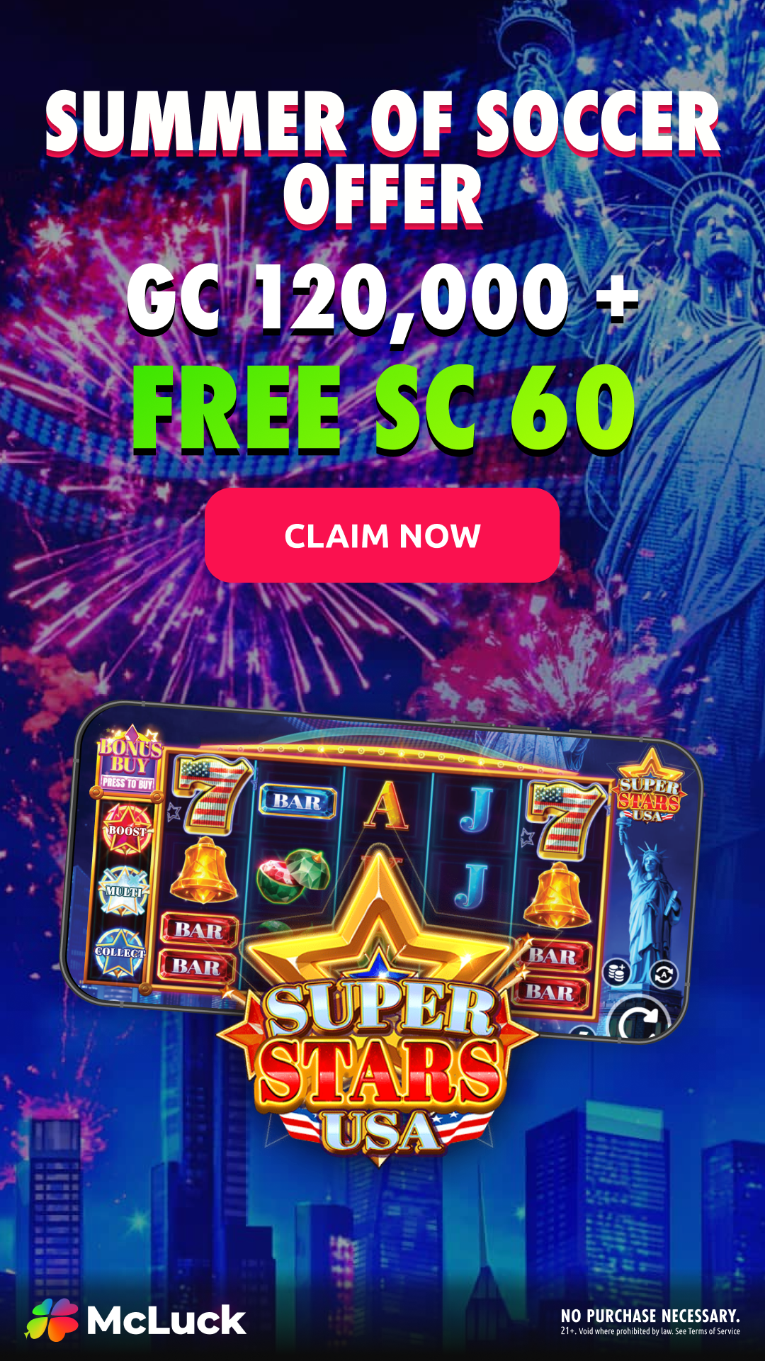 McLuck.com Facebook ad