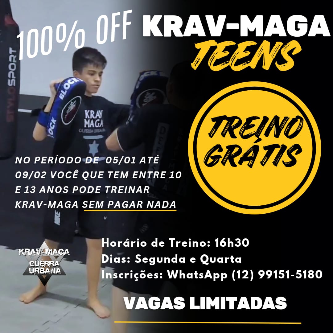 Krav-Maga Guerra Urbana Facebook ad: Quero inscrever meu filho