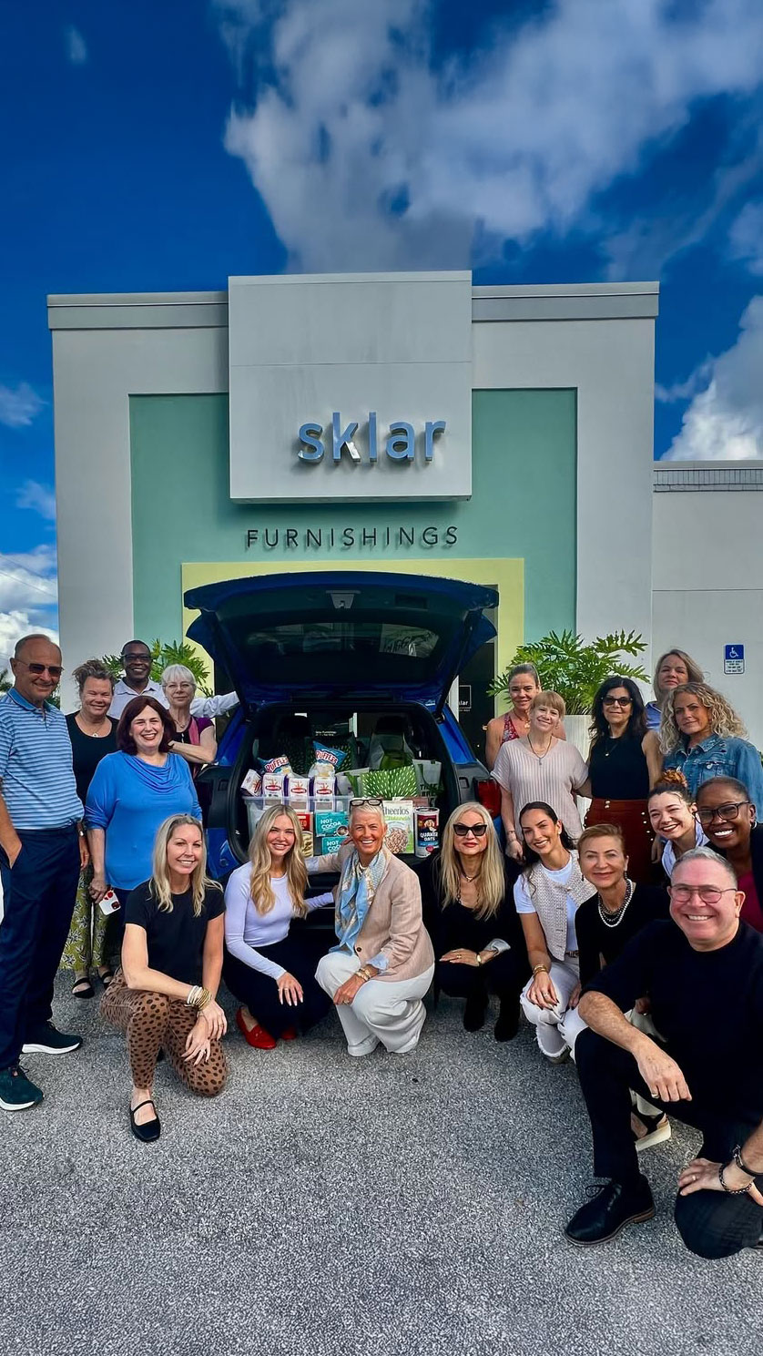 Sklar Furnishings Facebook ad from May 14, 2026