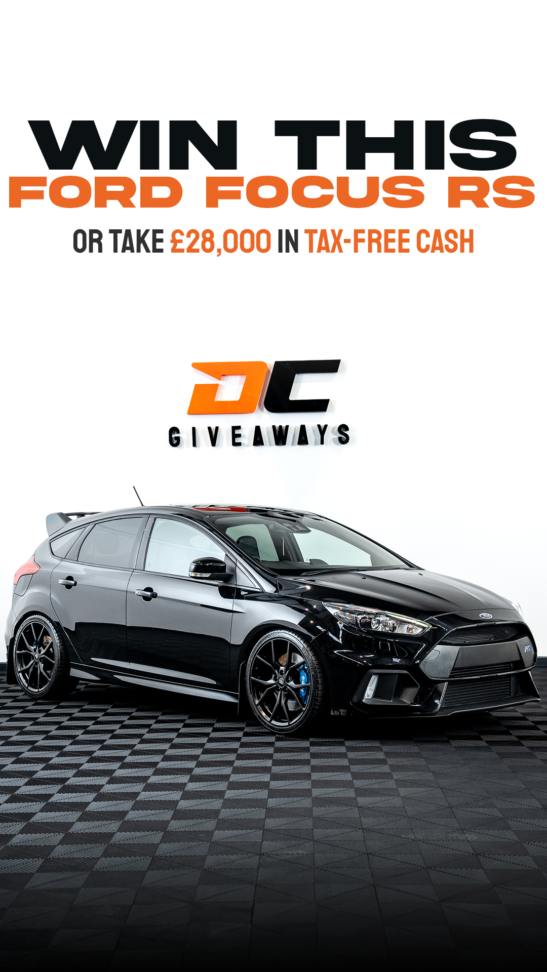 Dream Car Giveaways Facebook ad