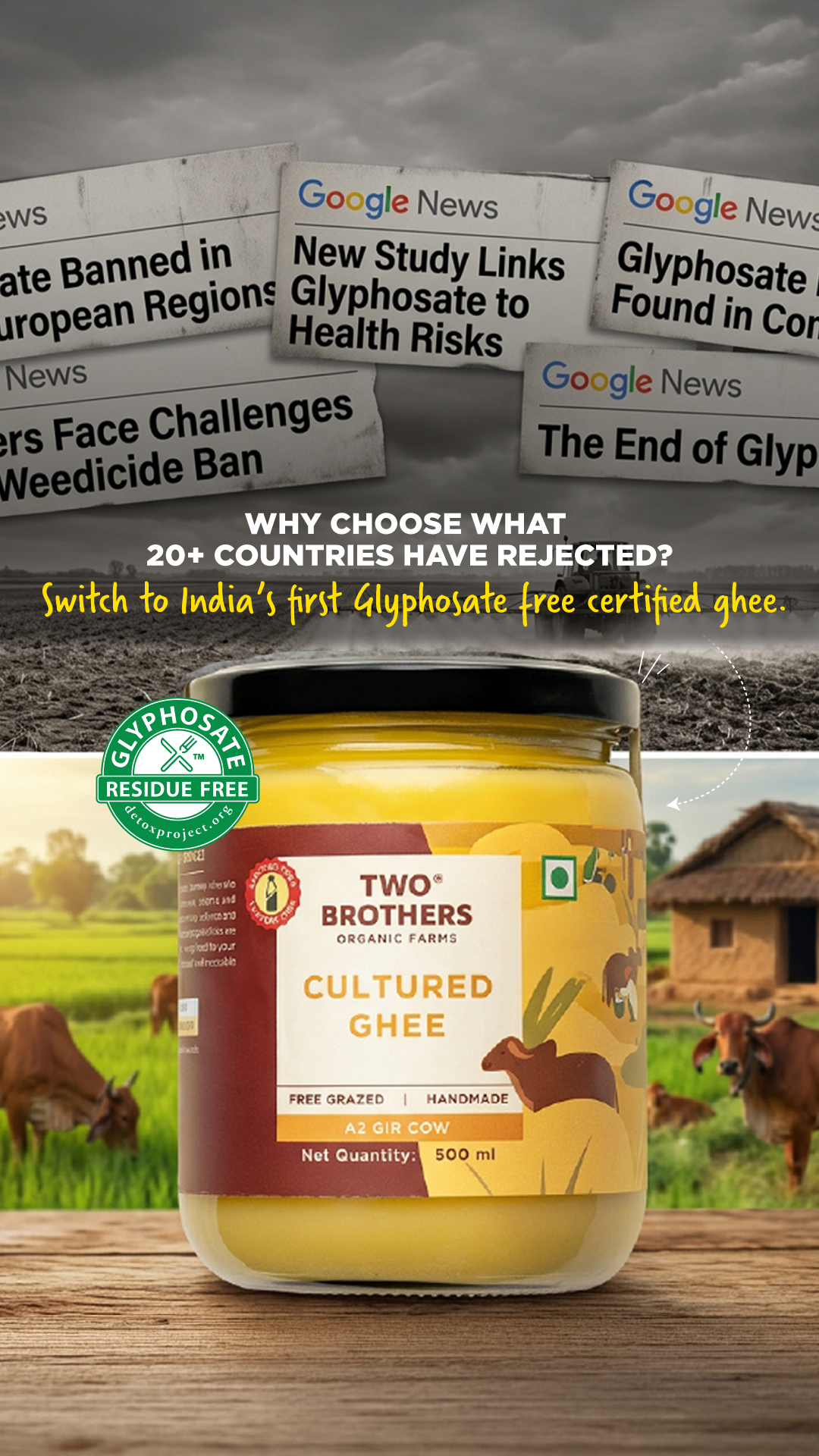 Two Brothers Organic Farms Facebook ad
