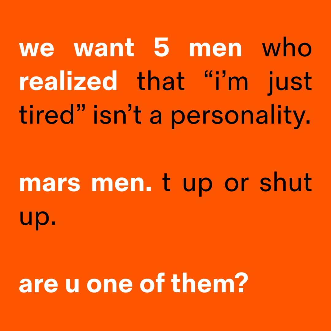 Mars Men Facebook ad