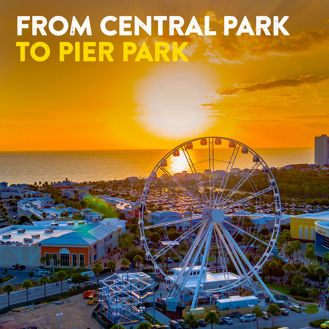 Visit Panama City Beach Facebook ad: Fly nonstop from the city that never sleeps…