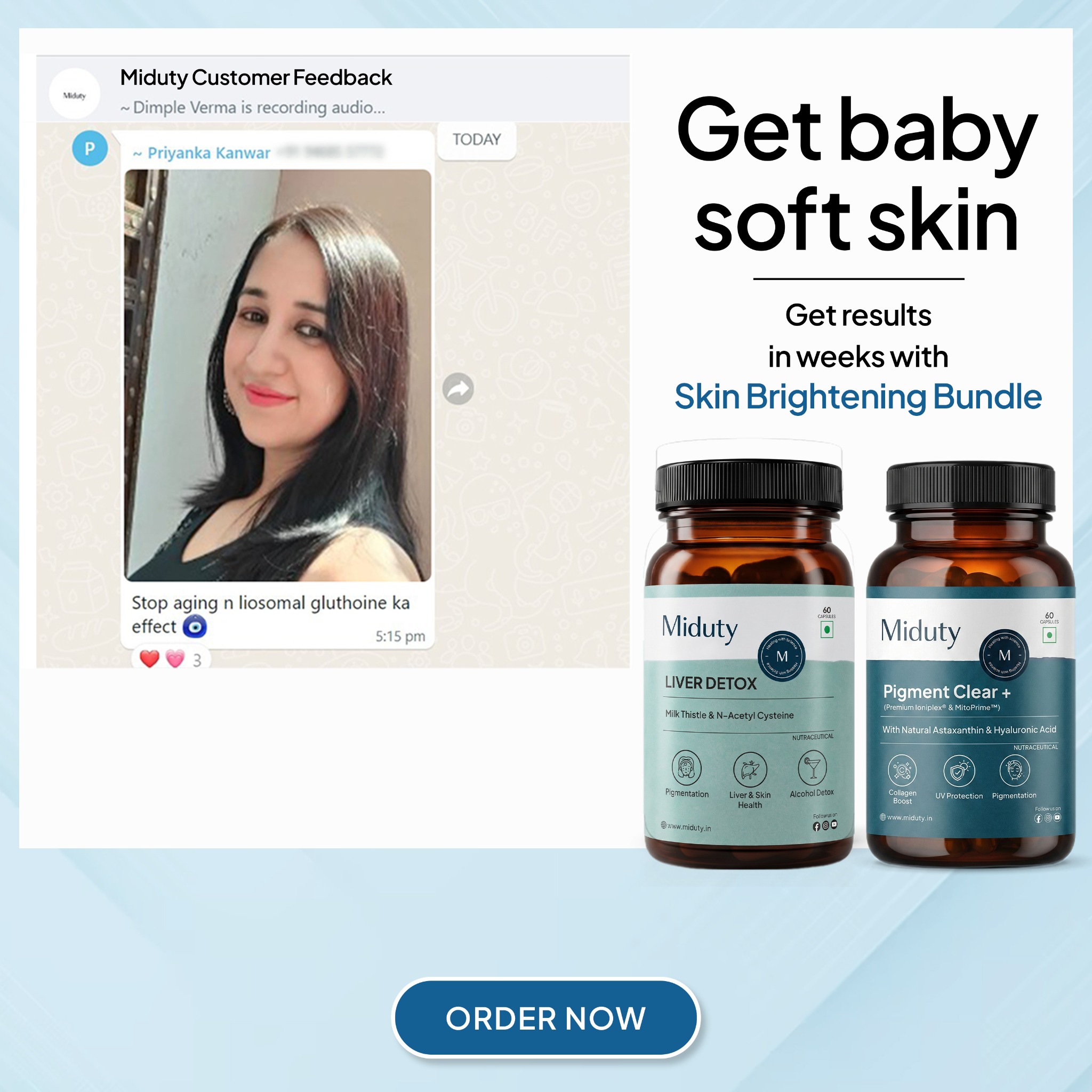 Miduty Facebook ad