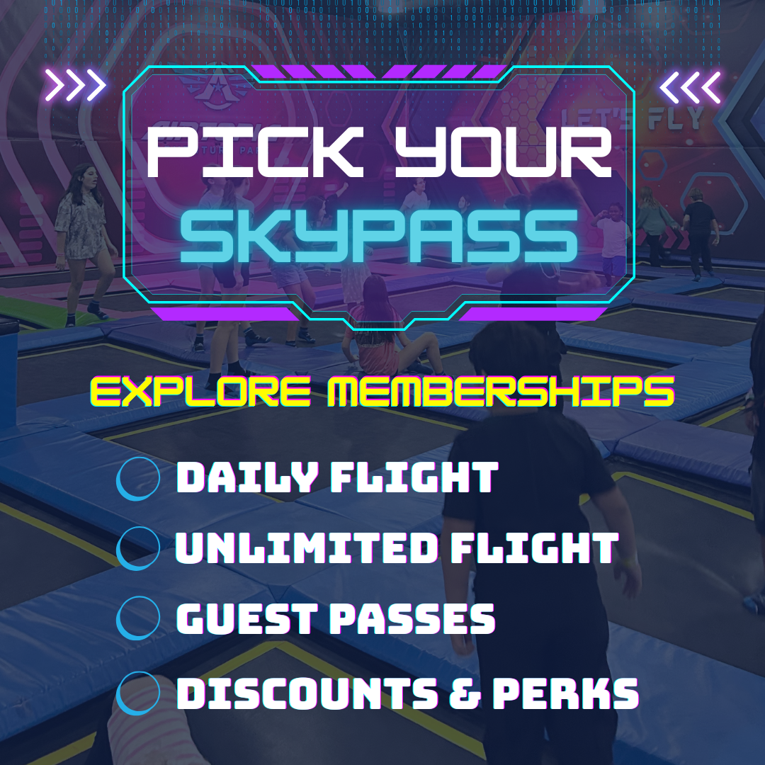 Airtopia Adventure Park - San Antonio Facebook ad: Pay once, fly 2 hours or unlimited.