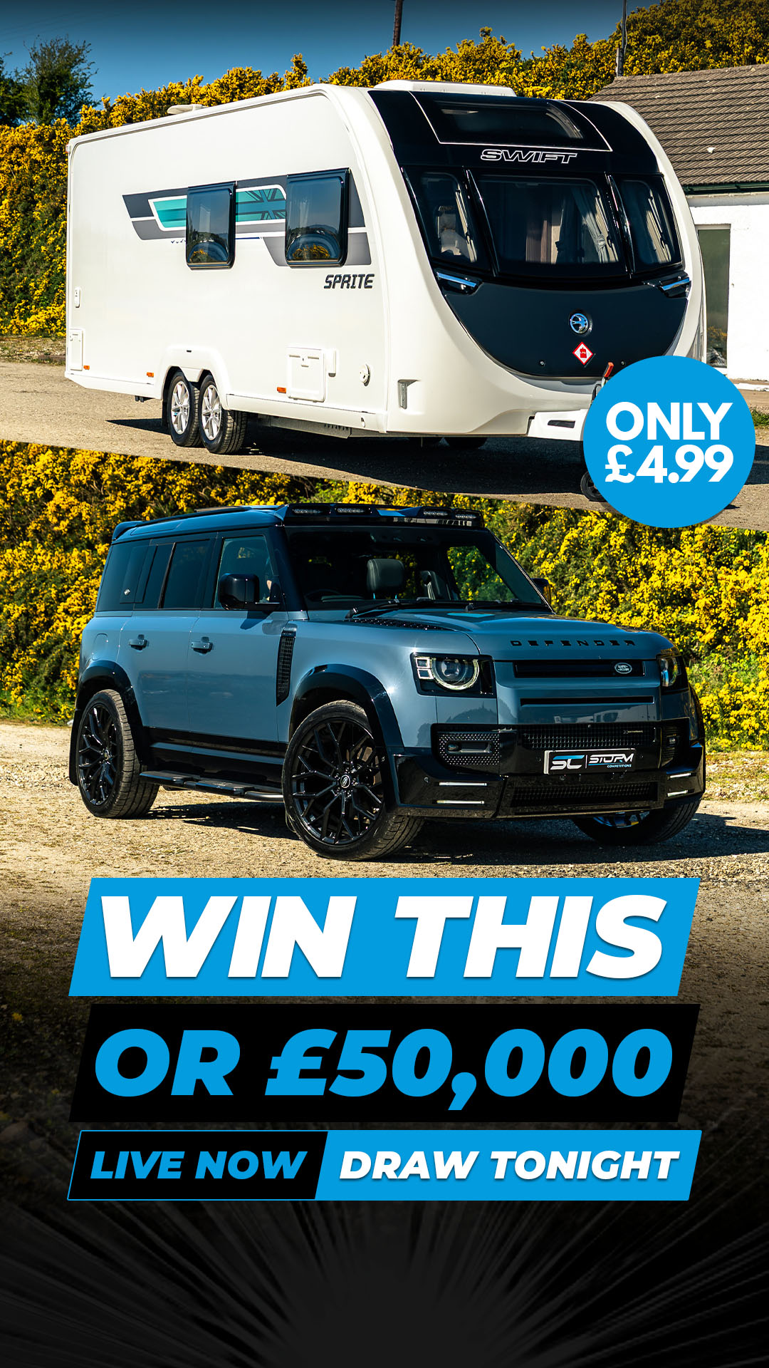 Storm Competitions Facebook ad