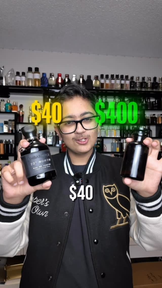 Embarouge Facebook ad: $40 vs $400 fragrance!