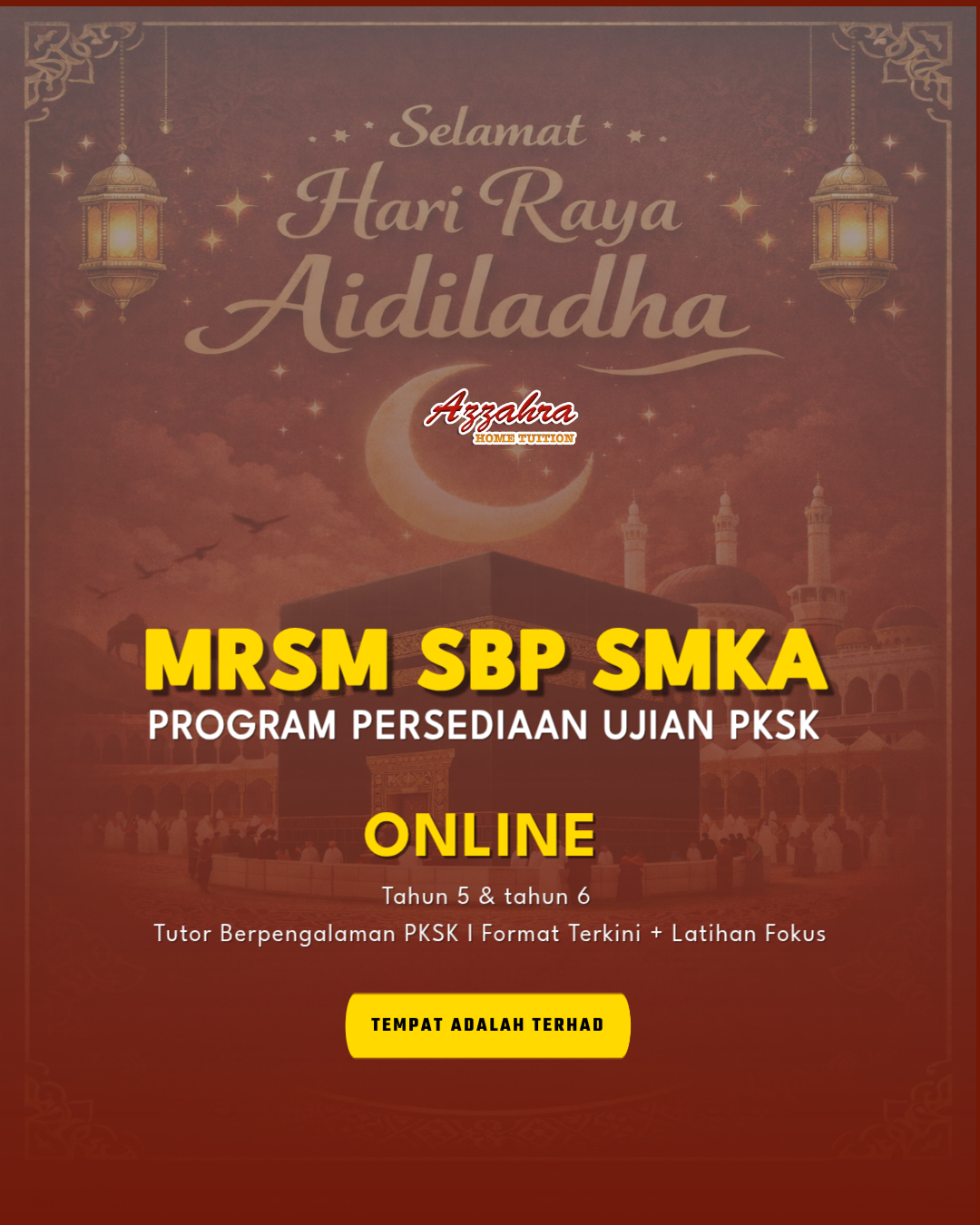 Azzahra Home Tuition HQ Facebook ad