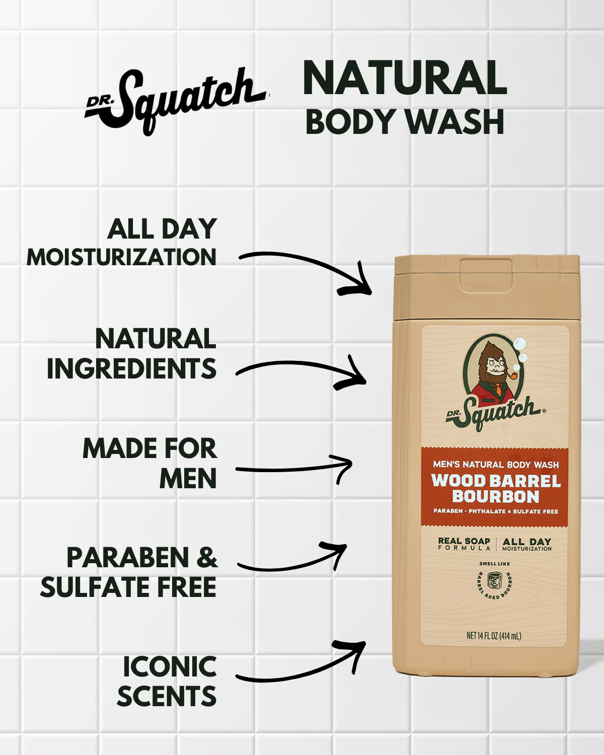 Dr. Squatch Facebook ad